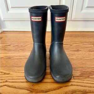Hunter Kids Classic Rain Boots - Navy